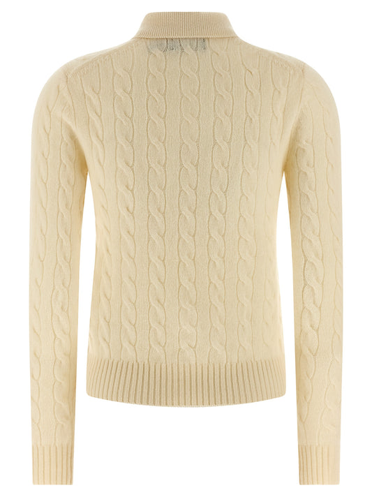 Polo Ralph Lauren White Wool Polo Shirt