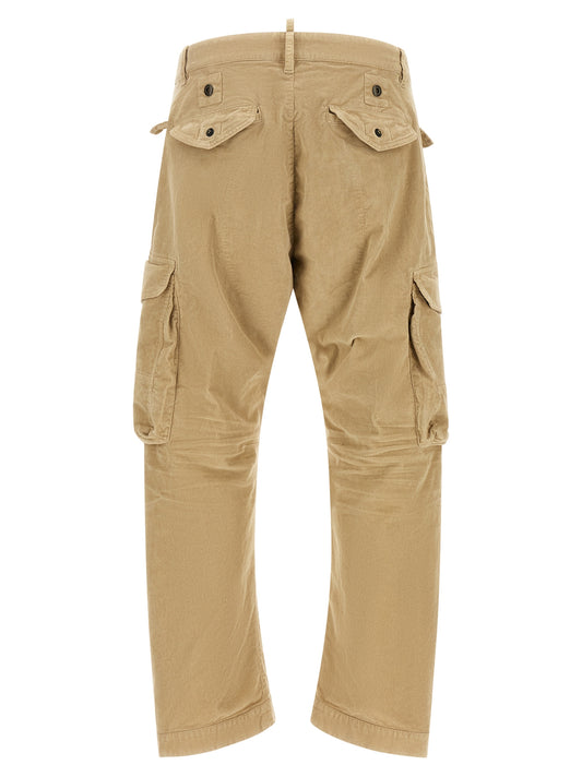 Dsquared² Beige Cotton Cargo Pants
