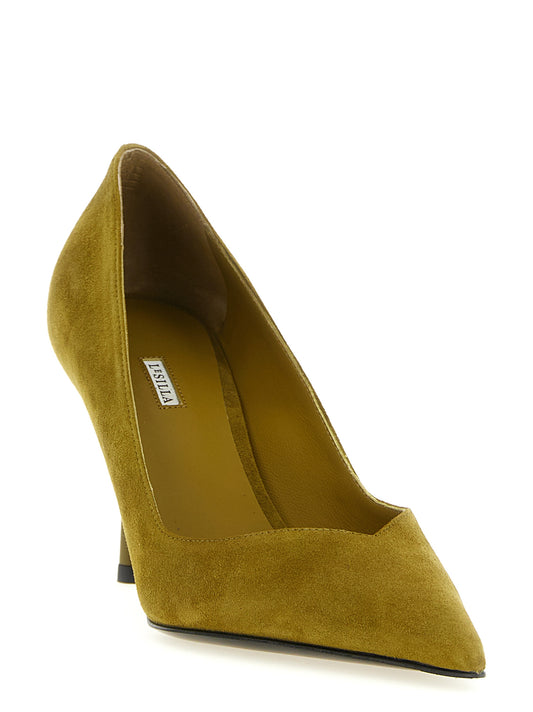 LE SILLA Bicolor Lambskin High Heel Pumps