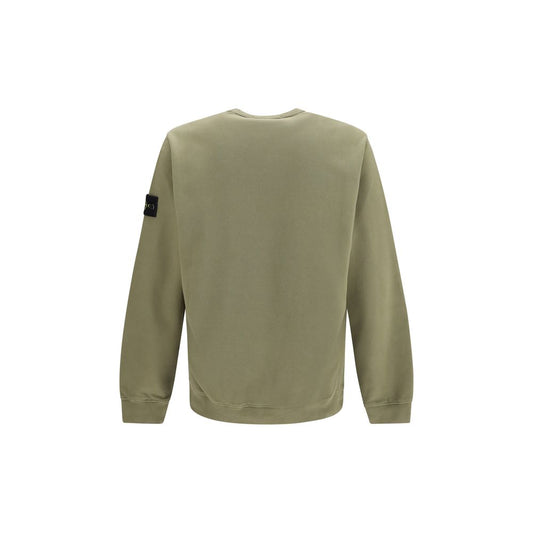 Stone Island Bicolor Cotton Sweatshirt