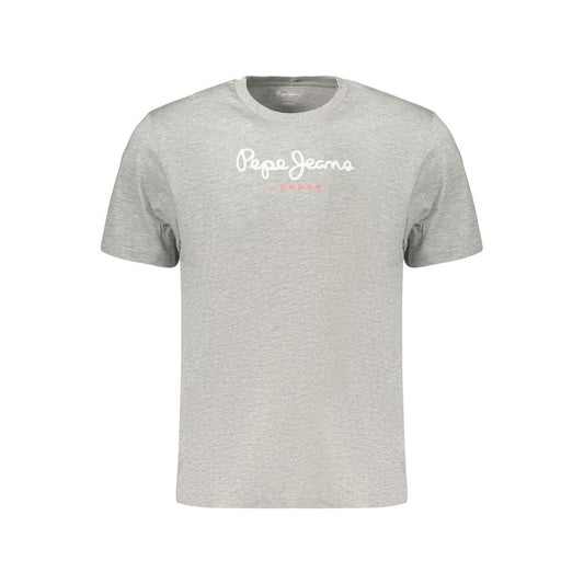 Pepe Jeans Gray Cotton Men's T-Shirt