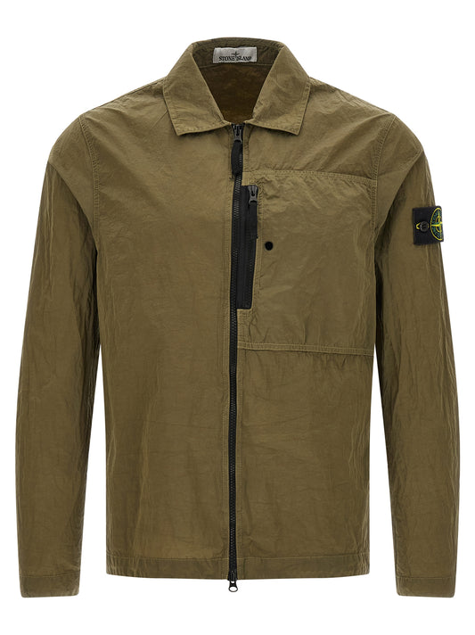 Stone Island Bicolor Polyamide Blouse