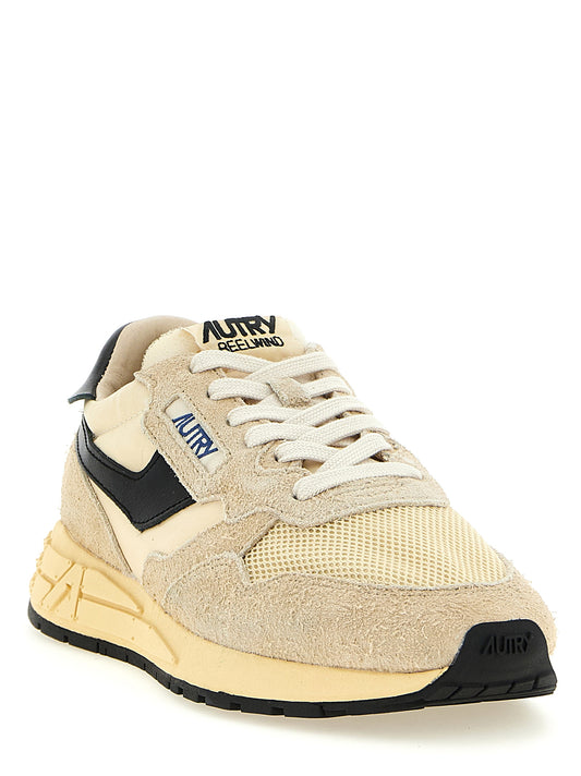 Autry Black Nylon Athletic Sneakers