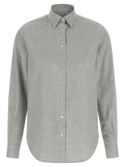 XACUS Gray Cotton Blouse