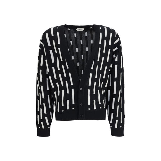 Versace Multicolor Wool Oves Aries Cardigan