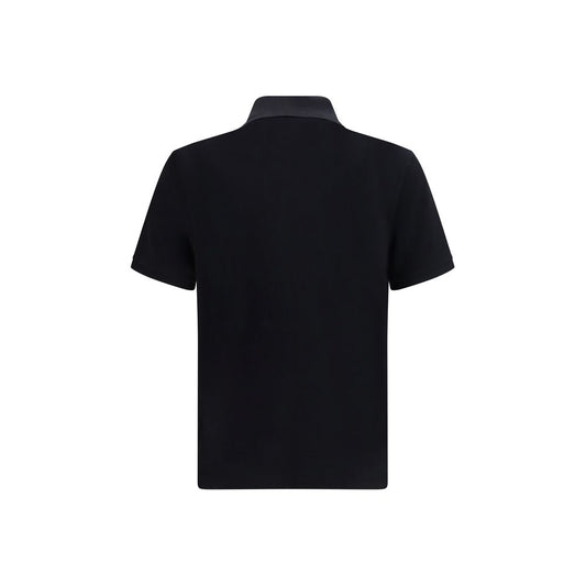 Moose Knuckles Black Cotton Polo Shirt