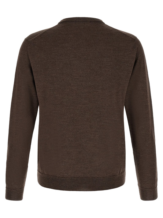ZANONE Brown Virgin Wool Cardigan