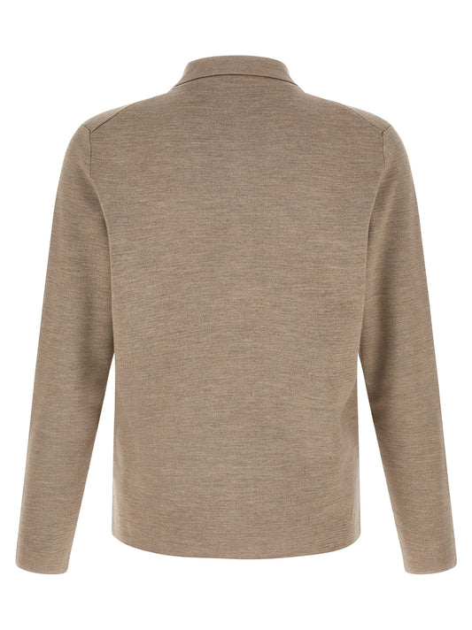 ZANONE Beige Virgin Wool Cardigan