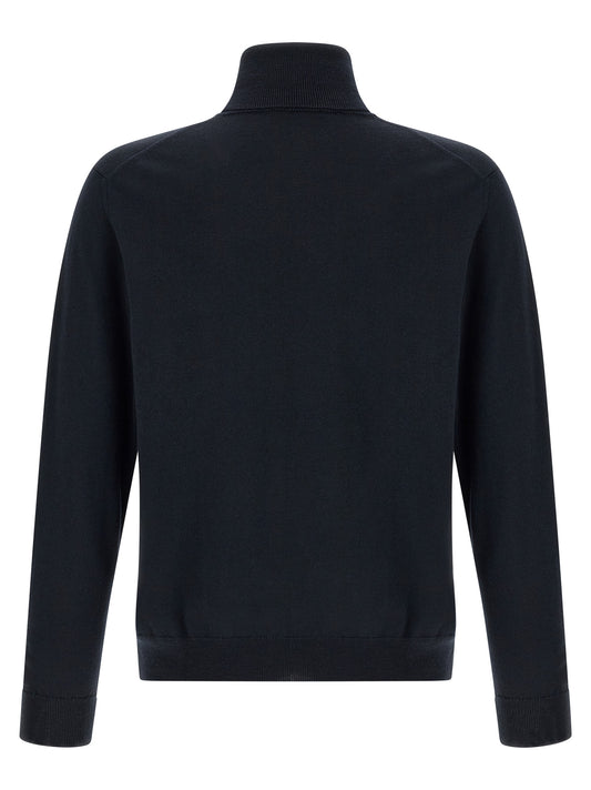 ZANONE Blue Virgin Wool Cardigan