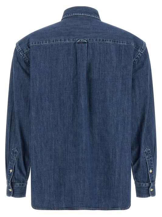 Polo Ralph Lauren Blue Cotton Blouse