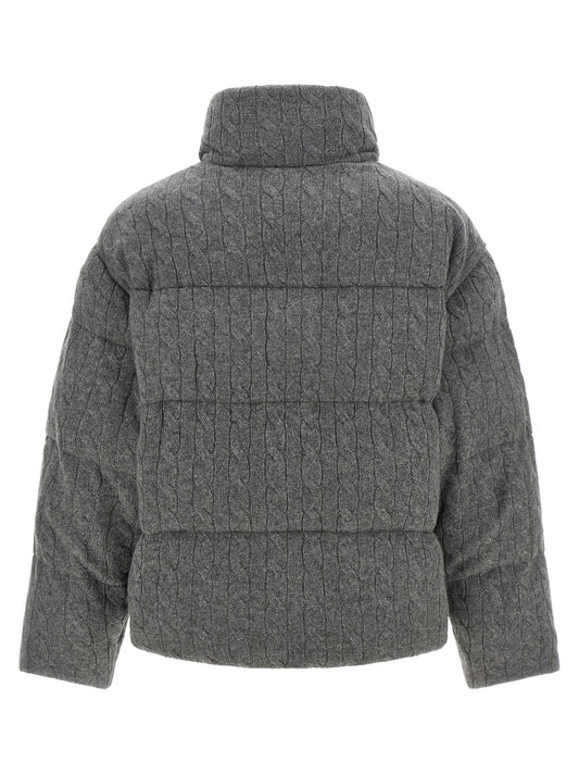 Polo Ralph Lauren Gray Wool Full-Length Jacket