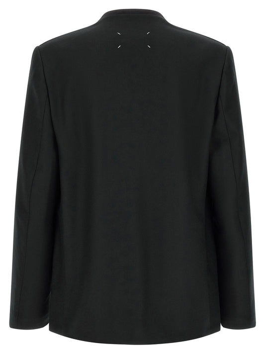 Maison Margiela Black Virgin Wool Blazer