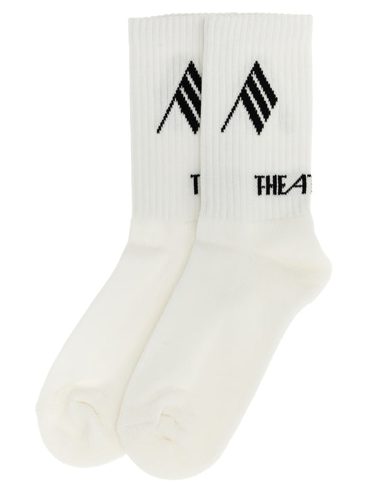 The Attico Bicolor Cotton Socks
