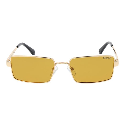 Polaroid Gold Metal Sunglasses