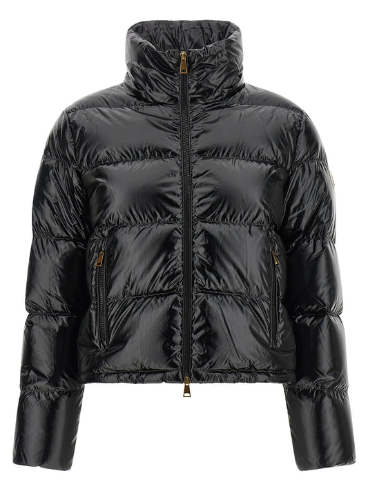 Moncler Black Polyamide Full-Length Jacket