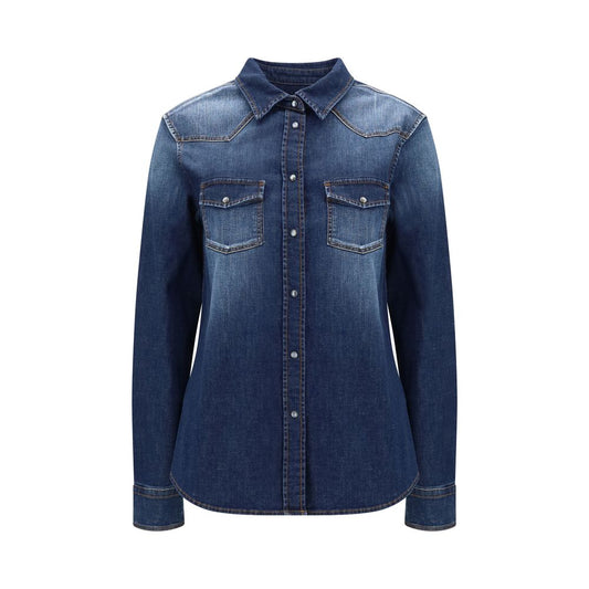 Jacob Cohen Blue Denim Shirt