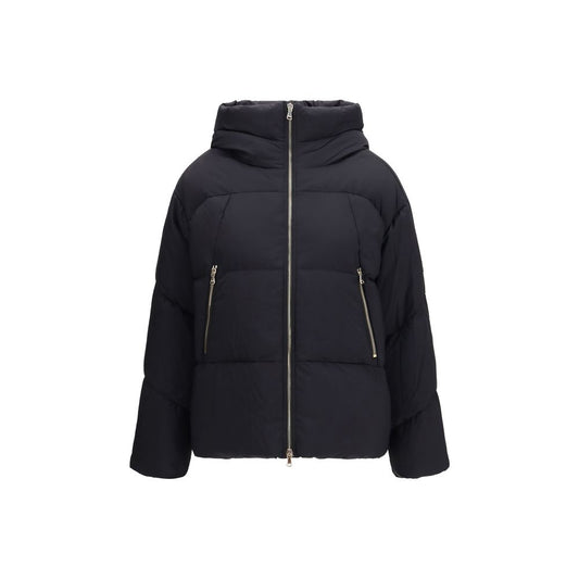 Tatras Black Nylon Full-Length Jacket
