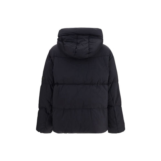Tatras Black Nylon Full-Length Jacket
