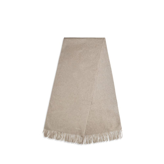 Max Mara Beige Cashmere Scarf