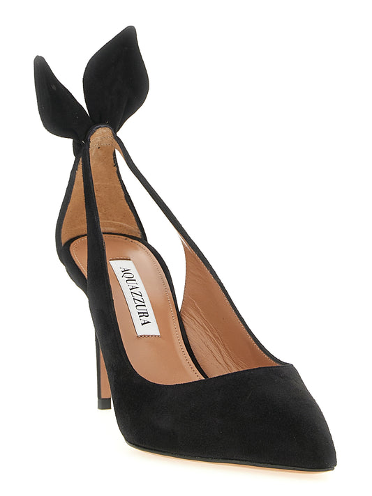 Aquazzura Black Calfskin High Heel Pumps
