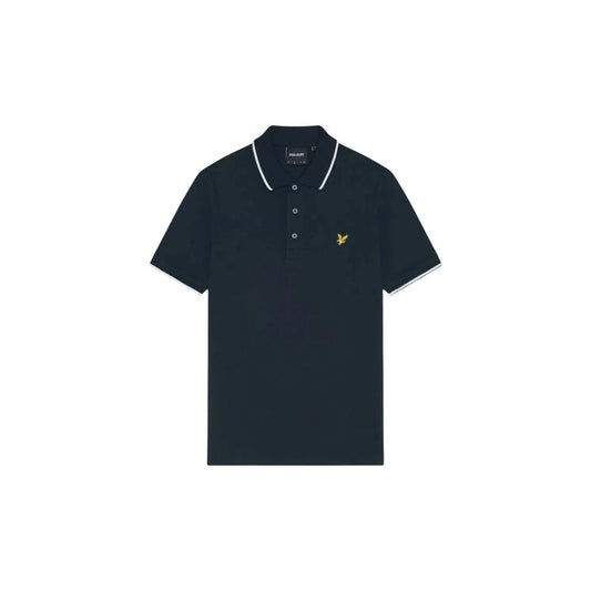 Lyle & Scott Blue Cotton Polo Shirt