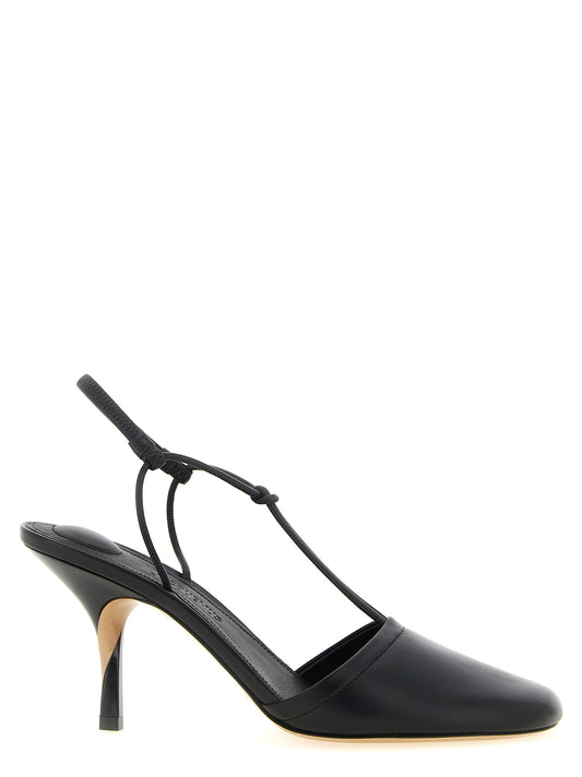 Jacquemus Black Lamb Leather High Heel Pumps