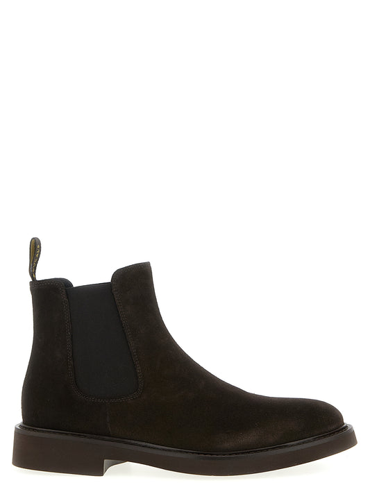 Doucal's Brown Calfskin Chelsea Boots