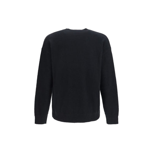 Laneus Black Cashmere Sweatshirt