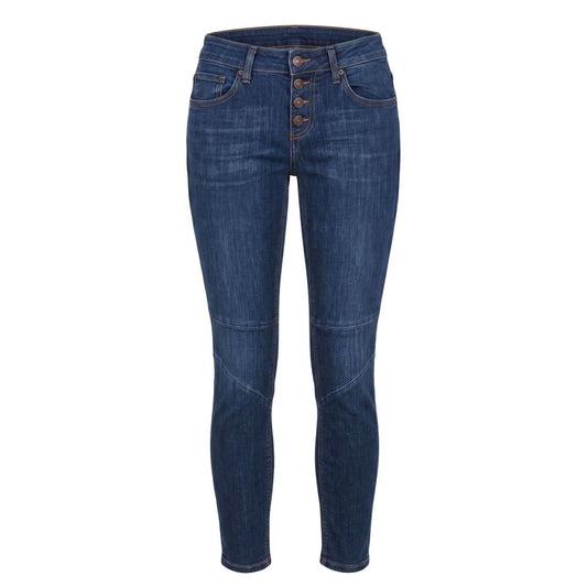 Object Blue Cotton Women's Jeans