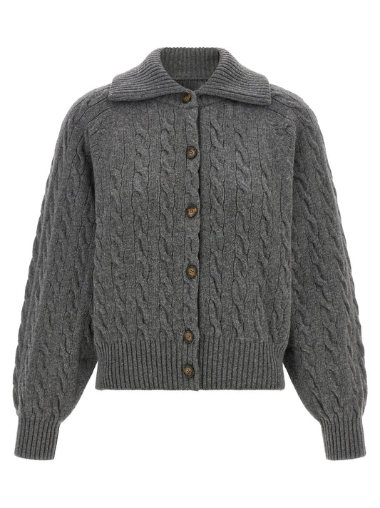 Polo Ralph Lauren Gray Wool Cardigan