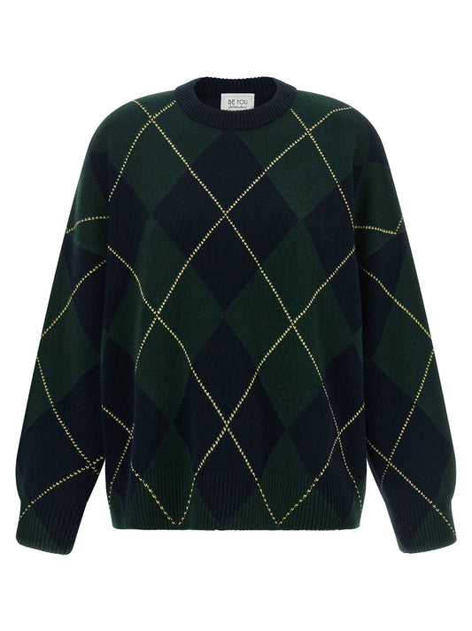BE YOU Multicolor Cashmere Cardigan