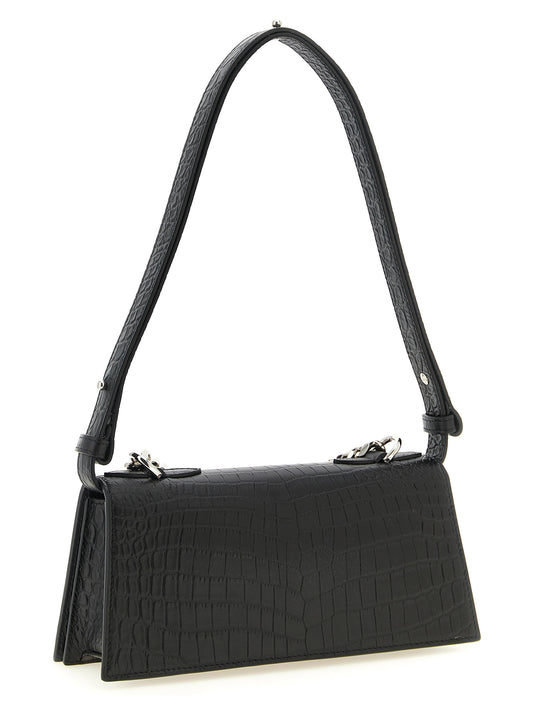 Alexander McQueen Black Calfskin Shoulder Bag