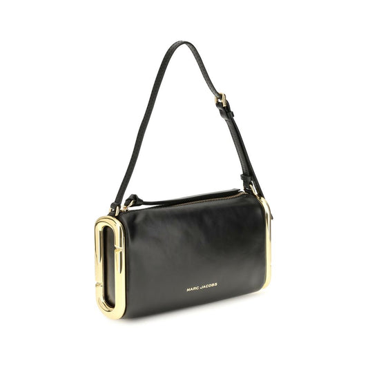 Marc Jacobs Black Calf Leather Bos Taurus Shoulder Bag