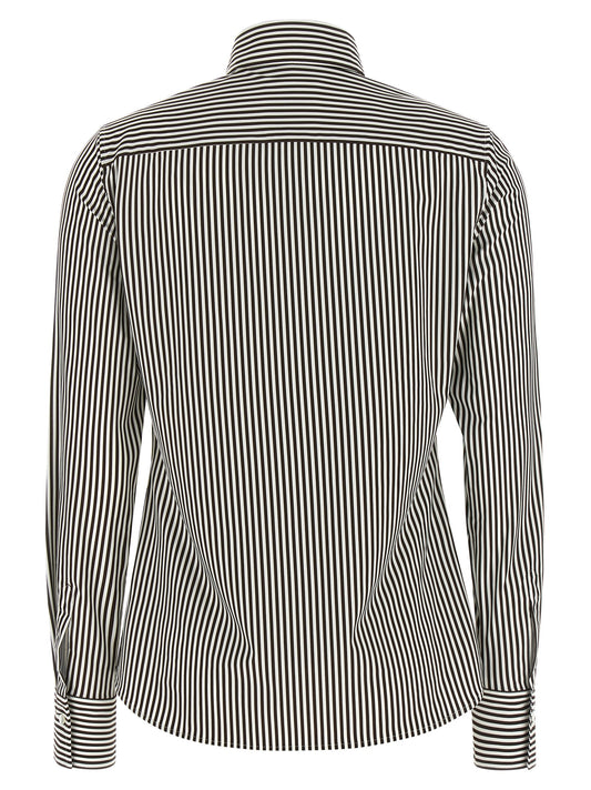 XACUS Bicolor Polyamide Blouse