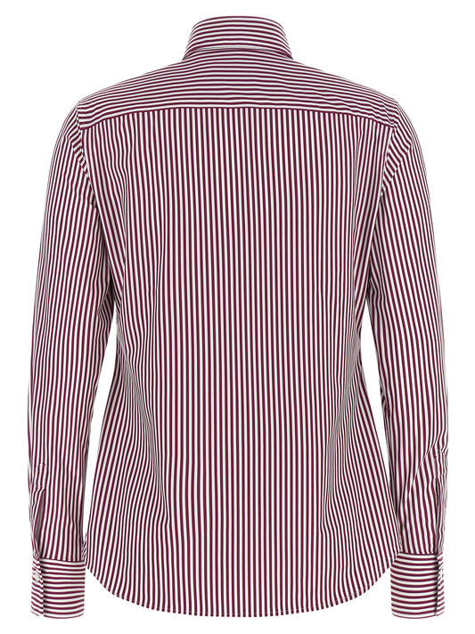 XACUS Bordeaux Polyamide Blouse