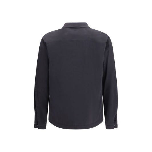 LAMINAR Black Polyamide Full-Length Jacket