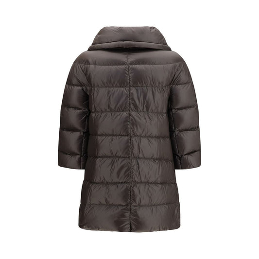 Herno Gray Polyester Full-Length Jacket