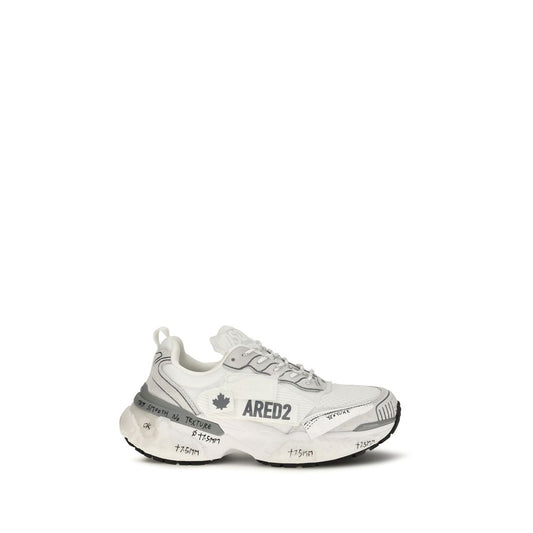 Dsquared² White Polyester Athletic Sneakers