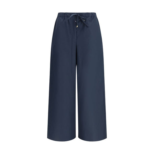 'S Max Mara Blue Cotton Casual Pants