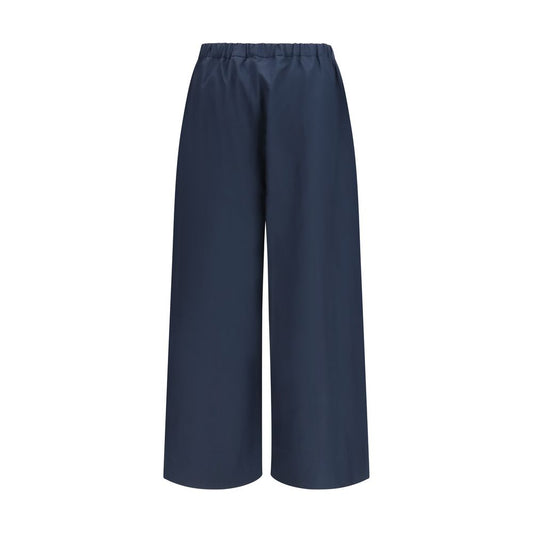 'S Max Mara Blue Cotton Casual Pants