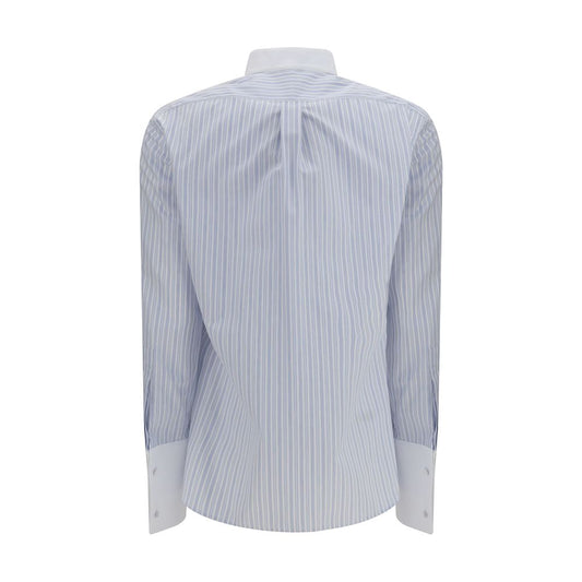 Tom Ford Blue Cotton Pattern Shirt