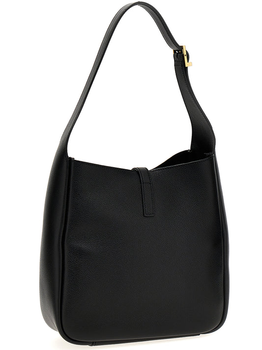 Saint Laurent Black Calfskin Shoulder Bag