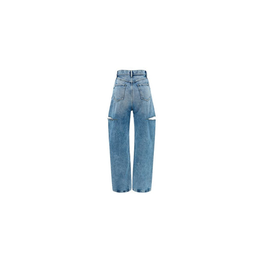 Maison Margiela Blue Cotton Straight-Leg Jeans