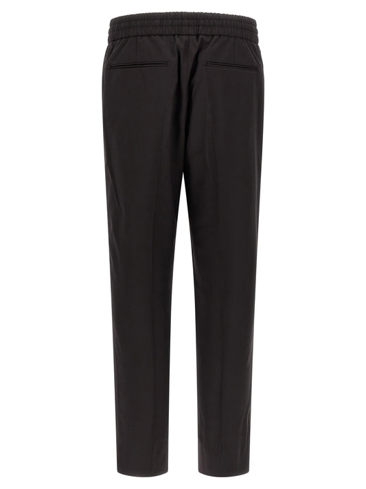 Brioni Brown Wool Casual Pants