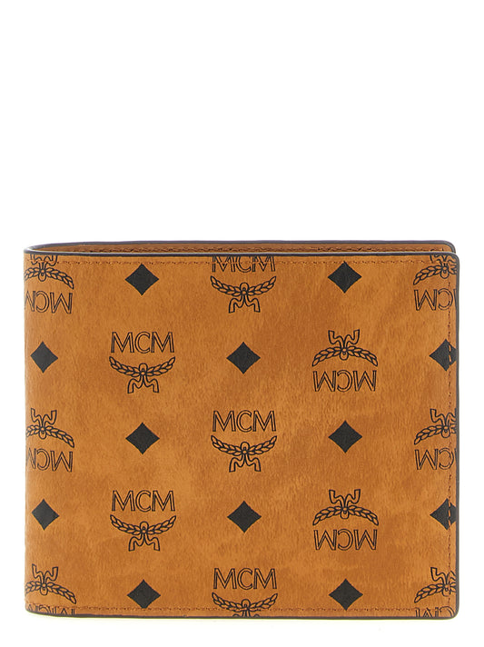 MCM Brown Polyethylene Wallet