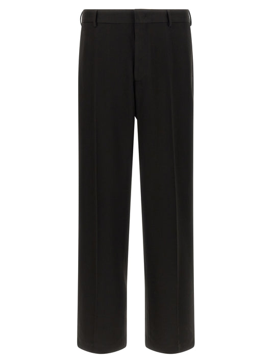 CELLAR DOOR Black Polyester Dress Pants