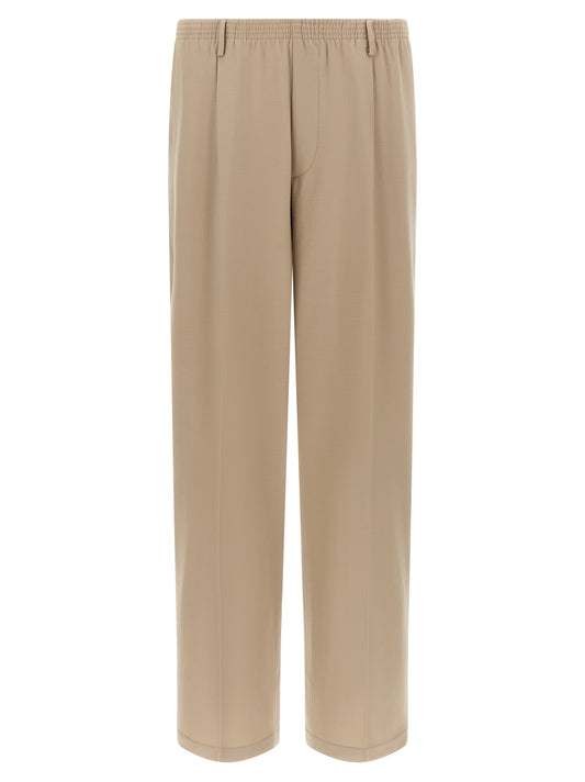 CELLAR DOOR Beige Virgin Wool Casual Pants
