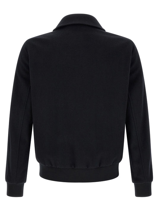 Pal Zileri Black Wool Bomber
