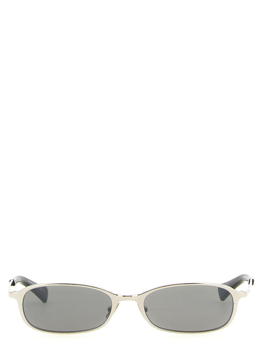 Saint Laurent Gray Acetate Sunglasses