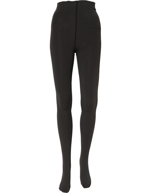 Dolce & Gabbana Black Nylon Tights Stocking Pantyhose Socks